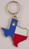 Texas Map Stained Glass Keychain