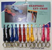 Plastic Snap Clip Keychain Multpart