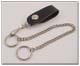 Leather Belt Key Holder Snap With 9 Inch Chain