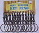 Large Chrome Snap Clip Keychain Import