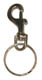 Large Chrome Snap Clip Keychain Import 36 Jar