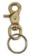 Brass Trigger Snap Keychain Heavy Duty