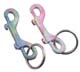 Variegated Double End Snap Clip Keychain
