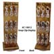 Metal Snap Clip Key Chains Display Rack