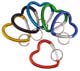 Heart Shape Carabiner / Climber Clip Keychain