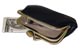 Leather Coin Purse Double Snap Open Frame 