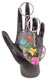 Acrylic Laser Engraved Flowers Key Chain