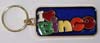 Stained Glass I Heart Bingo Key Chain