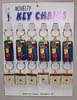 Stained Glass Bingo Mixed Key Chains