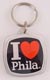 I Love (Heart) Philadelphia Acrylic Key Chain