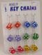 Jumbo Dice Crystal (Singles) Key Chain