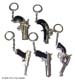 Silver Pistol Key Chain 