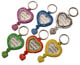 Lasercut Heart Photo Keychain