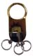 Two Tone 3 Ring Deluxe Keychain