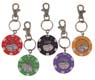Poker Chip Keychain 1.6 Inch 48 Jar