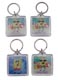 Spongebob Squarepants Square Lucite Keychain