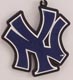 MLB Soft Vinyl Keychain - Ny Yankees