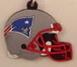 Helmet Keychain New England Patriot