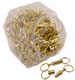 Pull Apart Two Part Key Chain Brass 