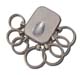 8 Removeable Ring Metal Spider Keychain 