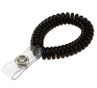 Super Coil Wrist Key Holder Keychain With Badge Holder