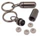 Metal Tube Pill Holder Keychain