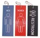Engraved Restroom Key Tags