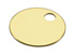 Brass Keytag 1 Inch 100/Box