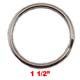 Heavy Duty NP Split Key Ring 1 1/2 Inch (USA)