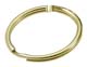 Brass Split Key Ring - 1 1/8 Inch