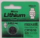 CR1616 Alarm / Remote 3 Volt Lithium Battery