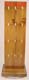 24 Hook Rotating Wood Keychain Display Rack