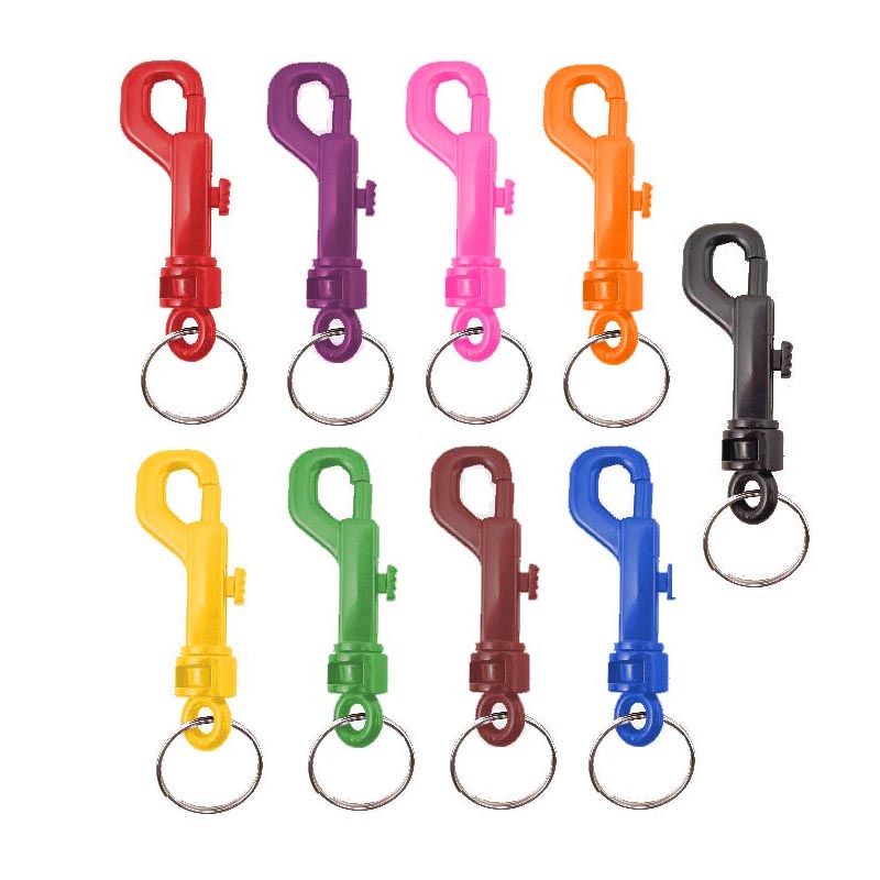 Plastic Snap Clip Key Chains