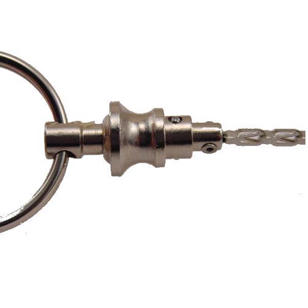 Pull Key Reel Key Retractor Keychain Metal With Lock 6/Card