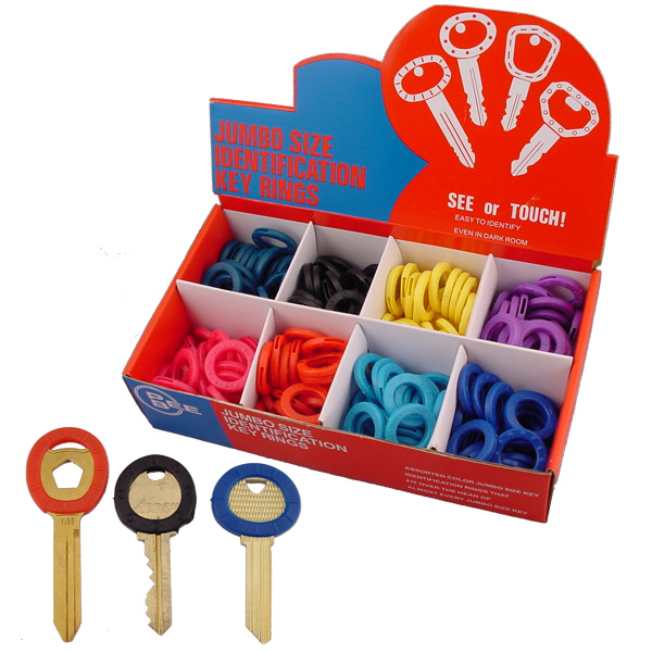 Key Identifier Rings Large Size 200/Box