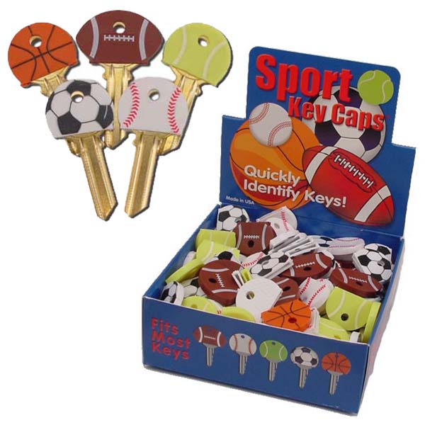 Sports Ball Key Identifier Caps Covers 200/Box