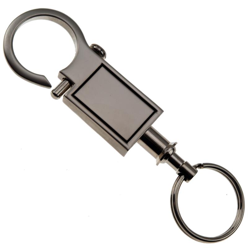 Single Valet With Belt Clip Deluxe Keychain