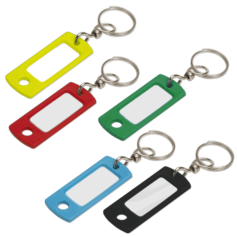 Lucky Line Key ID Tag with Swivel 50 Pack By Color