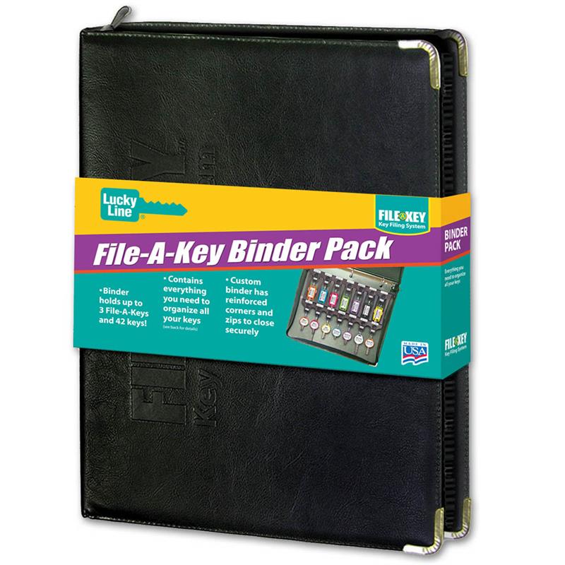 File A Key Binder with 3 Pages