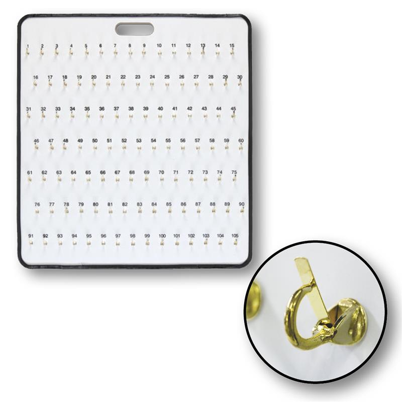 105 Hook Portable Key Storage Board
