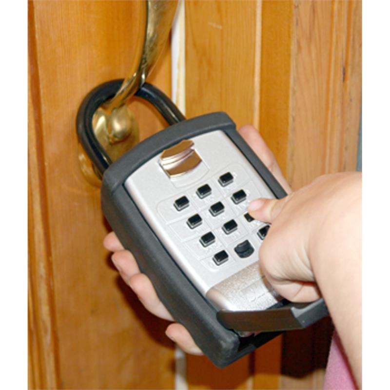 KeyGuard Pro Locking Key Storage Box with Door Knob Shackle