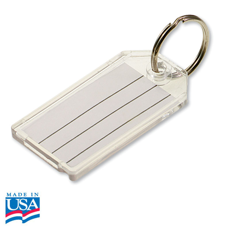 Luckyline Extra Strength Large Key Tag with Split Ring BULK PACK of 100
