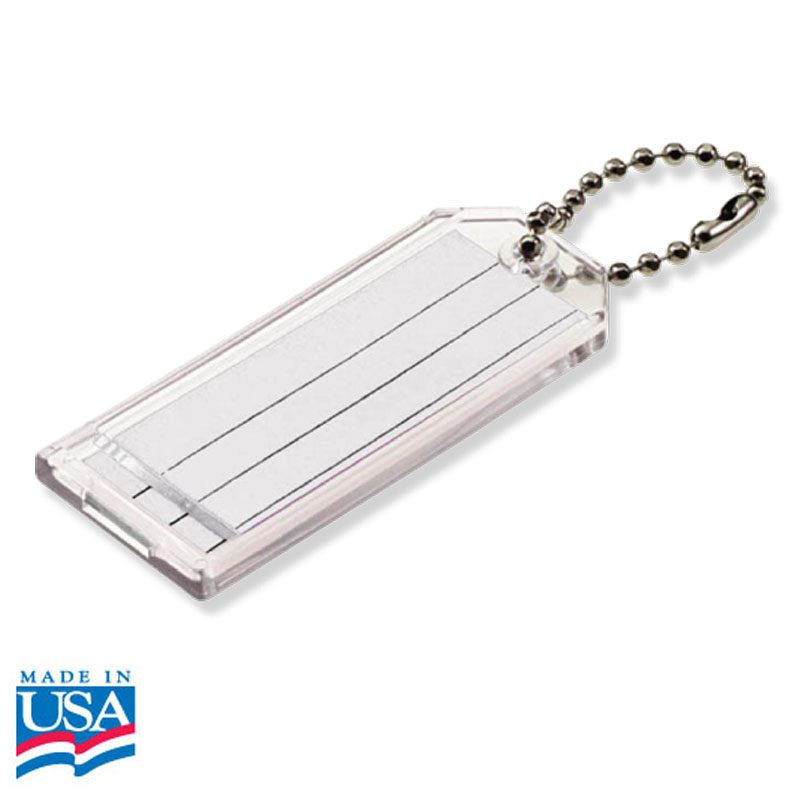 Luckyline Extra Large Key Tag with Bead Chain Box of 50