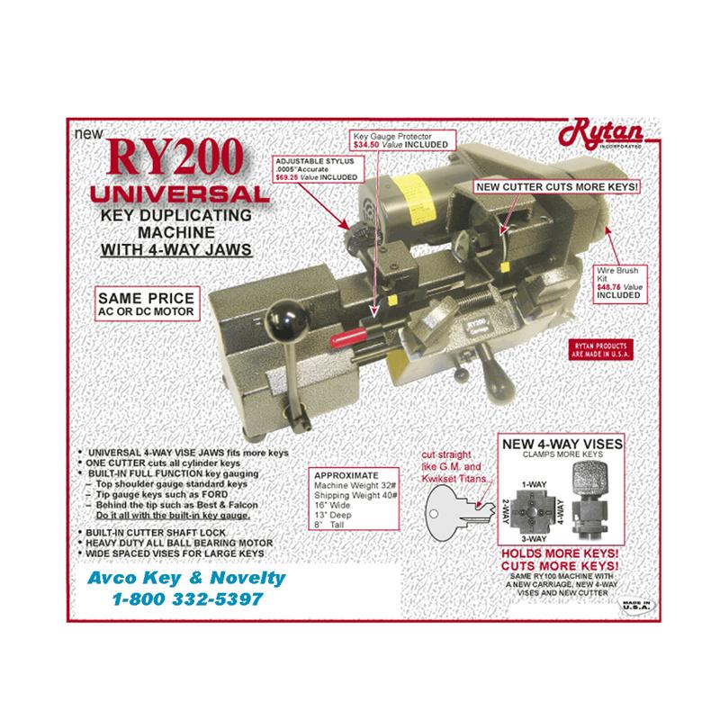 Key Duplicating Machine by Rytan Made in USA