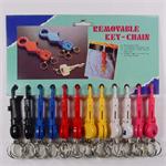 Plastic Snap Clip Keychain Multpart