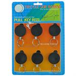 Medium Key Retractor with Cable - 6 Card