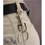 Large Chrome Snap Clip Key Chain Import Jar Display