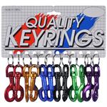 Large Snap Clip Keyring Anodized Colors