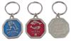 Chrome Hex Zodiac Key Chains -24 Card