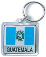 Guatemala Flag Keychain Acrylic